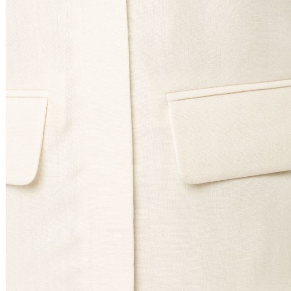 Victoria Beckham Canvas linen and Satin Vest - Picture 5 of 9